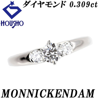 モニッケンダム ダイヤモンド リング  ダイヤモンド Pt1000 MONNICKENDAM【中古】【900816】
