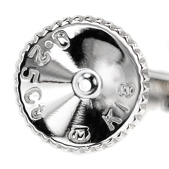 MIKIMOTO Diamond Earrings K18 White Gold MIKIMOTO [Used] [900829]