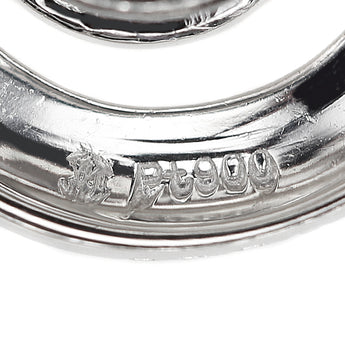 モニッケンダム ダイヤモンド ペンダントトップ  Pt900 MONNICKENDAM 一粒石 揺れる 透かし ドロップ 雫 しずく 涙 なみだ【中古】【900844】