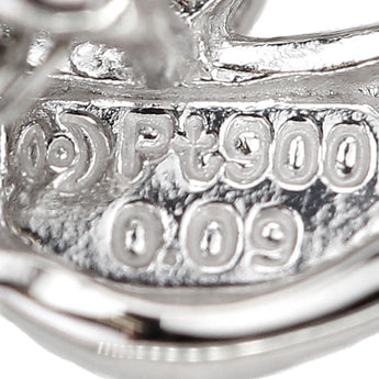 タサキ 田崎真珠 白蝶真珠(南洋真珠) ネックレス ダイヤモンド Pt900 Pt850 TASAKI バロック 植物 ボタニカル ドロップ【中古】【900850】