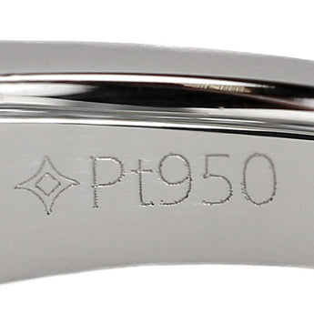 ジーエスティービー エメラルド リング  Pt950 GSTV ハーフエタニティ【中古】【900865】