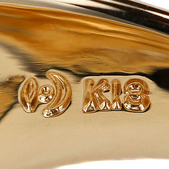 TASAKI Tasaki Pearl Diamond Ring K18 Yellow Gold TASAKI Wave [Used] [900885]