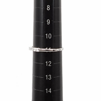 ダイヤモンド リング  Pt900 ハーフエタニティ 一文字【中古】【900892】