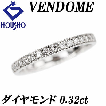 VENDOME AOYAMA Diamond Ring Pt950 VENDOME AOYAMA Full Eternity Thin and Delicate [Used] [900910]