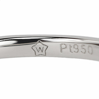 ウィッシュアポンアスター ダイヤモンド リング  Pt950 WISH UPON A STAR グレード付き 鑑定書 一粒石 スターカット 変形カット ファンシーカット 細め【中古】【900913】