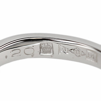 ロイヤル・アッシャー ダイヤモンド リング  Pt900 ROYAL ASSCHER 一粒石 V字【中古】【900923】