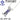 TASAKI Tanzanite Necklace Sapphire K14 White Gold TASAKI Cross [Used] [900932]