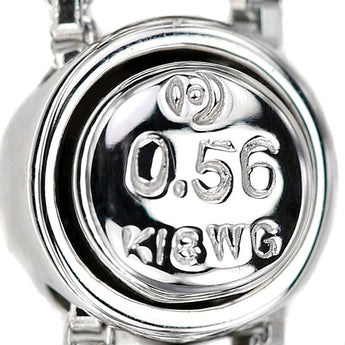 TASAKI Diamond Necklace K18 White Gold TASAKI Trilogy Loop Tie [Used] [900939]