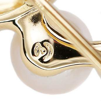 タサキ 田崎真珠 アコヤ真珠 ブローチ K18イエローゴールド TASAKI ピンブローチ 白鳥 スワン 動物 アニマル【中古】【900953】
