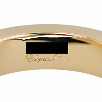 ショパール ダイヤモンド ハッピーダイヤモンド リング K18イエローゴールド Chopard スクエア 四角 正方形【中古】【900966】