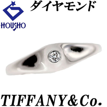 ティファニー ダイヤモンド リング Pt950 TIFFANY&Co. エルサ・ペレッティ 一粒石【中古】【900972】