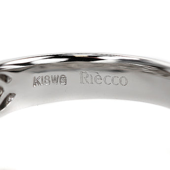 リエッコ Riecco ダイヤモンド リング  K18ホワイトゴールド パヴェ【中古】【900974】