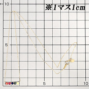 Sapphire necklace, K18 yellow gold, new [New] [901003]