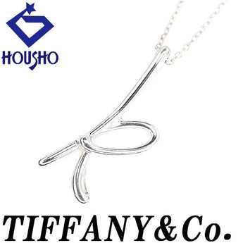 ティファニー ティファニー レターk ネックレス SV925 TIFFANY&Co. エルサ・ペレッティ イニシャル アルファベット 頭文字 英語 地金のみ 石なし【中古】【901019】