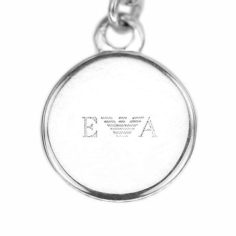 エンポリオアルマーニ EMPORIO ARMANI シェル ネックレス SV925 アルファベット 英語 英字【中古】【901022】