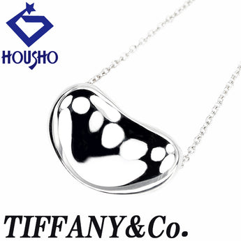 Tiffany Bean Necklace SV925 TIFFANY&amp;Co. Elsa Peretti Metal only No stones [Used] [901023]
