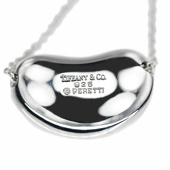 Tiffany Bean Necklace SV925 TIFFANY&amp;Co. Elsa Peretti Metal only No stones [Used] [901023]