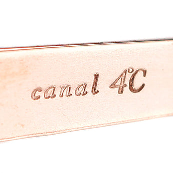 カナルヨンドシー ダイヤモンド ネックレス K10ピンクゴールド canal4℃ ハート 透かし 華奢【中古】【901051】