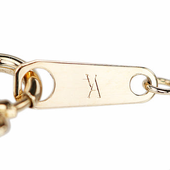 ヴァンドーム青山 ダイヤモンド ネックレス K10イエローゴールド VENDOME AOYAMA カーブ 華奢【中古】【901058】