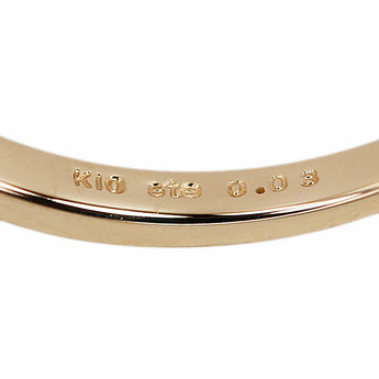 エテ ダイヤモンド リング  K10イエローゴールド ete 細め 華奢【中古】【901068】