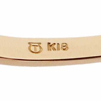 TASAKI Akoya Pearl Ring, K18 Yellow Gold, TASAKI Wave, Single Pearl, Baby Pearl [Used] [901089]