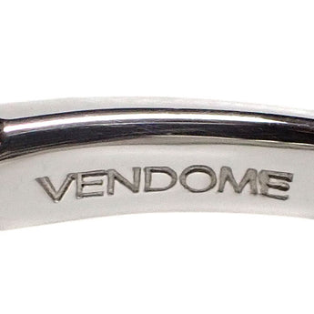 VENDOME AOYAMA Diamond Ring Pt900 VENDOME AOYAMA Half Eternity Single Letter Thin [Used] [901101]