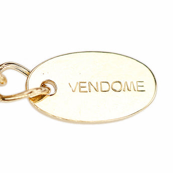 ヴァンドーム青山 マルチカラーストーン ネックレス K18イエローゴールド VENDOME AOYAMA Y字 ドロップ 雫 しずく 涙 なみだ【中古】【901105】