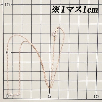 ダイヤモンド ネックレス K18ピンクゴールド カーブ ミル打ち ミルグレイン 華奢【中古】【901114】