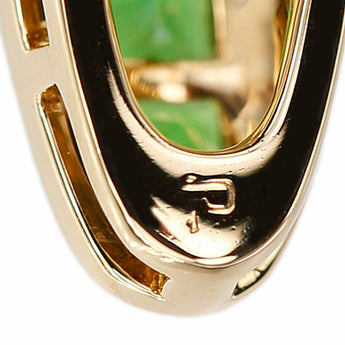 ポーラ グロッシュラーガーネット ペンダントトップ  ダイヤモンド K18イエローゴールド POLA【中古】【901132】