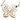 Estelle Diamond Necklace Ruby K18 Pink Gold ESTELLE Butterfly Papillon Insect Pavé Milled Millgrain [Used] [901152]