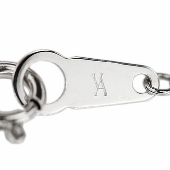 VENDOME AOYAMA Quartz Necklace Shell Diamond Pt950 Pt850 VENDOME AOYAMA Y-shaped Drop Droplet Tear [Used] [901153]