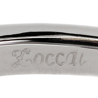 ゾッカイ サファイア リング ダイヤモンド K18ホワイトゴールド Zoccai 二連風 重ね付け風 透かし【中古】【901174】
