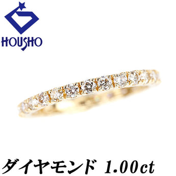 Brown diamond ring, K18 yellow gold, full eternity [Used] [901195]