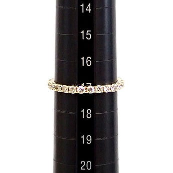 Brown diamond ring, K18 yellow gold, full eternity [Used] [901195]