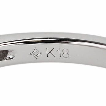 ジーエスティービー ダイヤモンド リング  K18ホワイトゴールド GSTV プリンセスカット 変形カット ファンシーカット【中古】【901201】