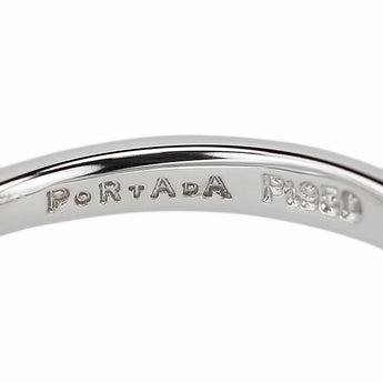 ポルターダ PORTADA ダイヤモンド エスキーナ リング  ダイヤモンド Pt950 GIA鑑定書 グレード付き【中古】【901206】