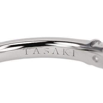 TASAKI Diamond Piacere Ring Pt950 TASAKI Half Eternity Single Character [Used] [901209]