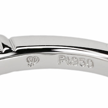 I-PRIMO Diamond Marni Half Ring Pt950 I-PRIMO Happy Half Eternity Single Character [Used] [901210]