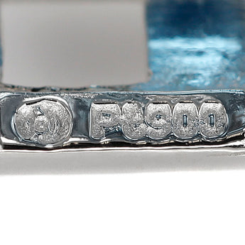タサキ 田崎真珠 ブルートパーズ ネックレス  ダイヤモンド Pt900 Pt850 TASAKI スクエア 四角【中古】【901256】
