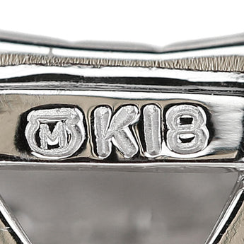 ミキモト アコヤ真珠 ネックレス ダイヤモンド K18ホワイトゴールド MIKIMOTO【中古】【901265】