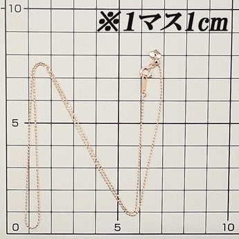 チェーンネックレス K18ピンクゴールド 46.0cm 地金のみ 石なし【中古】【901267】