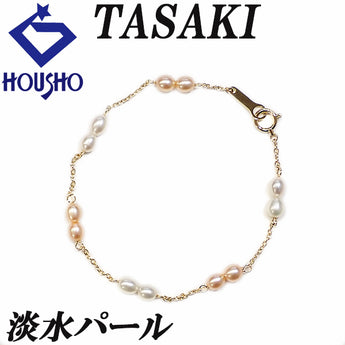 Tasaki Tasaki Pearl Freshwater Pearl Bracelet K18 Yellow Gold TASAKI Station [Used] [901274]