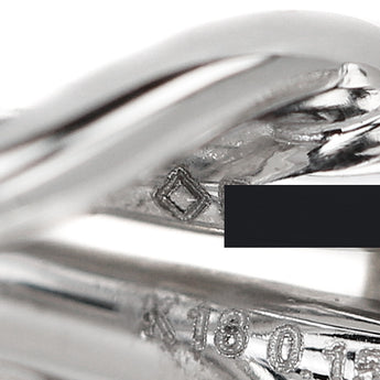 DE BEERS FOREVER MARK Diamond Encordia Pendant Top K18 White Gold Single Stone [Used] [901291]