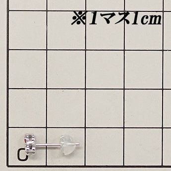 ルビー ピアス ピンクサファイア ダイヤモンド K18ホワイトゴールド ハート パヴェ 華奢【中古】【901320】