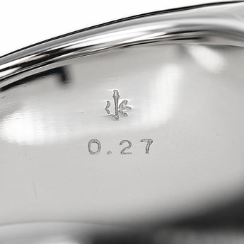 ジュエルスタジオ ダイヤモンド リング  オニキス K18ホワイトゴールド JEWEL STUDIO 幅広 太め パヴェ イニシャル I メンズ ユニセックス【中古】【901345】