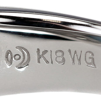 タサキ 田崎真珠 マベパール リング ダイヤモンド K18ホワイトゴールド TASAKI【中古】【901347】