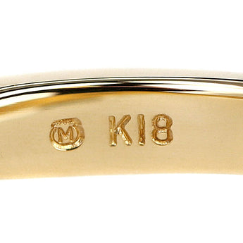 MIKIMOTO Akoya pearl ring, diamond, K18 yellow gold [Used] [901372]