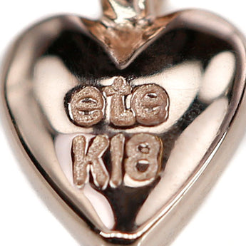 エテ ネックレス K18ピンクゴールド ete ハート 華奢 地金のみ 石なし【中古】【901398】