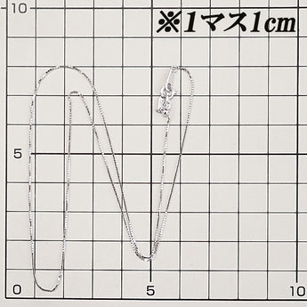 チェーンネックレス K18ホワイトゴールド ベネチアン 45.0cm 地金のみ 石なし【中古】【901409】