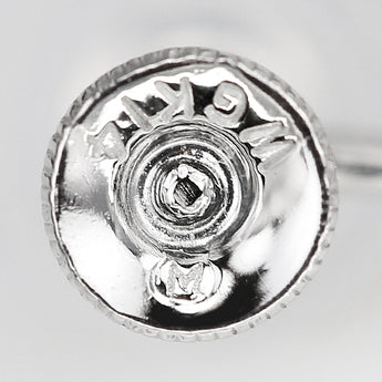 MIKIMOTO Diamond Earrings, K14 White Gold, Dangling [Used] [901439]